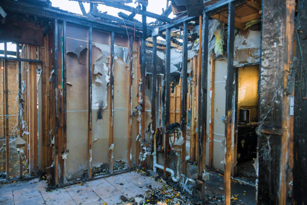 Professional Fire Damage Repair technician working in Skidaway Island, GA